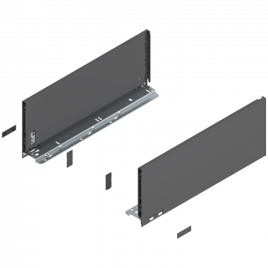 Царга "C" Legrabox 450мм, орион серая, R+L, с заглушками