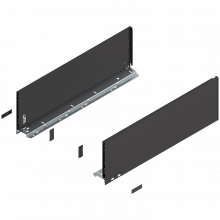 Царга "C" Legrabox 550мм, 770C5502S терра черный, R+L, с заглушками Царга "C" Legrabox 550мм, 770C5502S терра черный, R+L, с заглушками