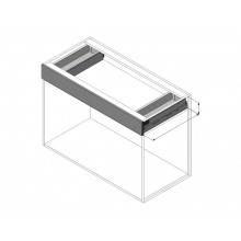 Ящик под мойку TANDEMBOX antaro (96х450), крепление inserta, сер.