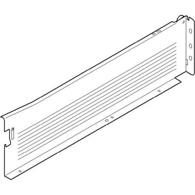 METABOX, Царга К, 118/500 мм, 25 кг, крем, лев.