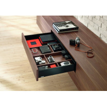 Ящик LEGRABOX pure TIP-ON BLUMOTION (высота M 90,5, глубина 270 мм, 10-20 кг), для тонких фасадов, терра-черный