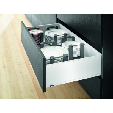 Ящик LEGRABOX pure (высота C 177, глубина 300 мм), для тонких фасадов, белый шелк