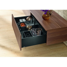 Ящик LEGRABOX pure TIP-ON BLUMOTION (высота C 177, глубина 270 мм, 10-20 кг), для тонких фасадов, терра-черный