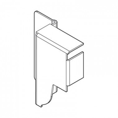TANDEMBOX, держатель задней стенки для высоты N (81.5мм), серый, прав. Z30N000S.04