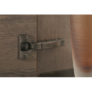 Петля CLIP top BLUMOTION накладная 75B3550 ONS, 110 гр, черный оникс