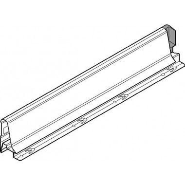 TANDEMBOX plus, царга N 68/450 мм, серая, лев 378N4502S