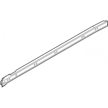 METABOX, направляющяя 25 кг, 450 мм, серая, прав.
