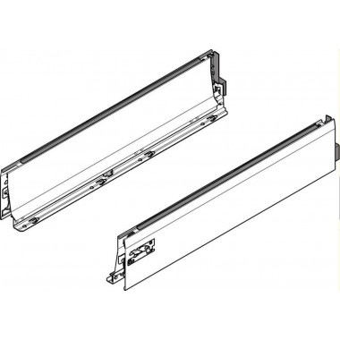 TANDEMBOX intivo, царги L 101/550мм, белые, комплект 358L5502SA2