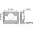 CLIP top BLUMOTION, Петля полунакладная 71B9650, для профильных дверей