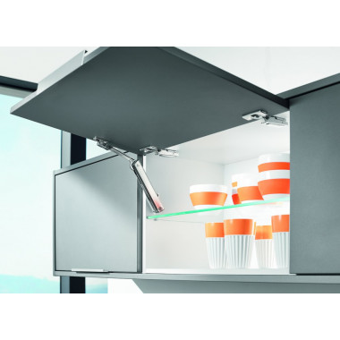 Малый поворотный подъемник AVENTOS HK-XS 13 с вкладными петлями и крестообразными ответными планками с винтом