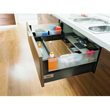 Ящик под мойку TANDEMBOX intivo c BOXCOVER (224х450), черн.