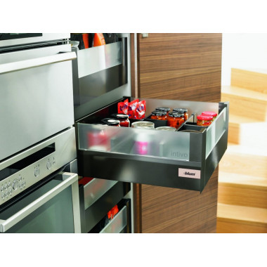 Внутренний ящик TANDEMBOX intivo с BOXCOVER (высота D 224, глубина 500 мм), черный