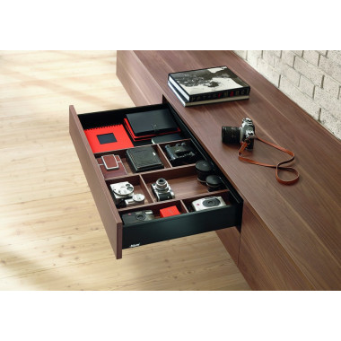Ящик LEGRABOX pure (высота M 90,5, глубина 400 мм), терра-черный